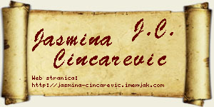Jasmina Cincarević vizit kartica